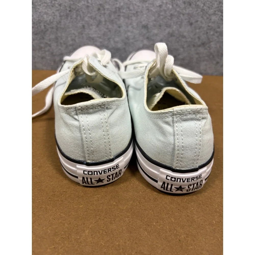 Converse Chuck Taylor AllStar LowTop Mint Green Sneakers 153872F Mens 6 Womens 8 - Picture 4 of 7